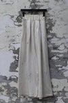 Mutedance 24 Spring/Summer Silk Elastic Waist Loose Pants MD-MD24SS10-HUIBAI hoary PM114